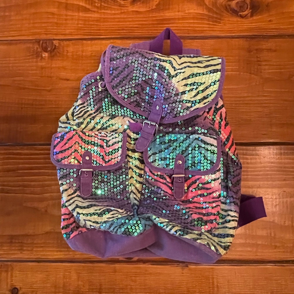 Sparkly Justice bag backpack